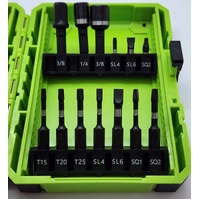 Taipan Impact Bit Set with Storage Case