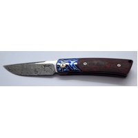 Reate Knives Tribute V2 Limited Edition 15/23 Damasteel Lava Flow Carbon Fiber