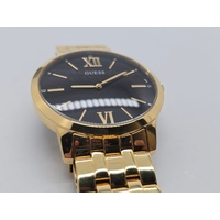 Guess Mens Stainless Steel Classic Oversized Gold Tone Watch U1073G2