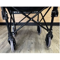 EquipMed Transit Chair Foldable Design Black