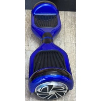 Fitness Master Blue Self Balancing Electric 2 Wheel Hoverboard and Charger Cable