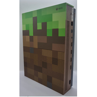 Microsoft Xbox One S Minecraft Limited Edition 1TB Console 1681 No Controller