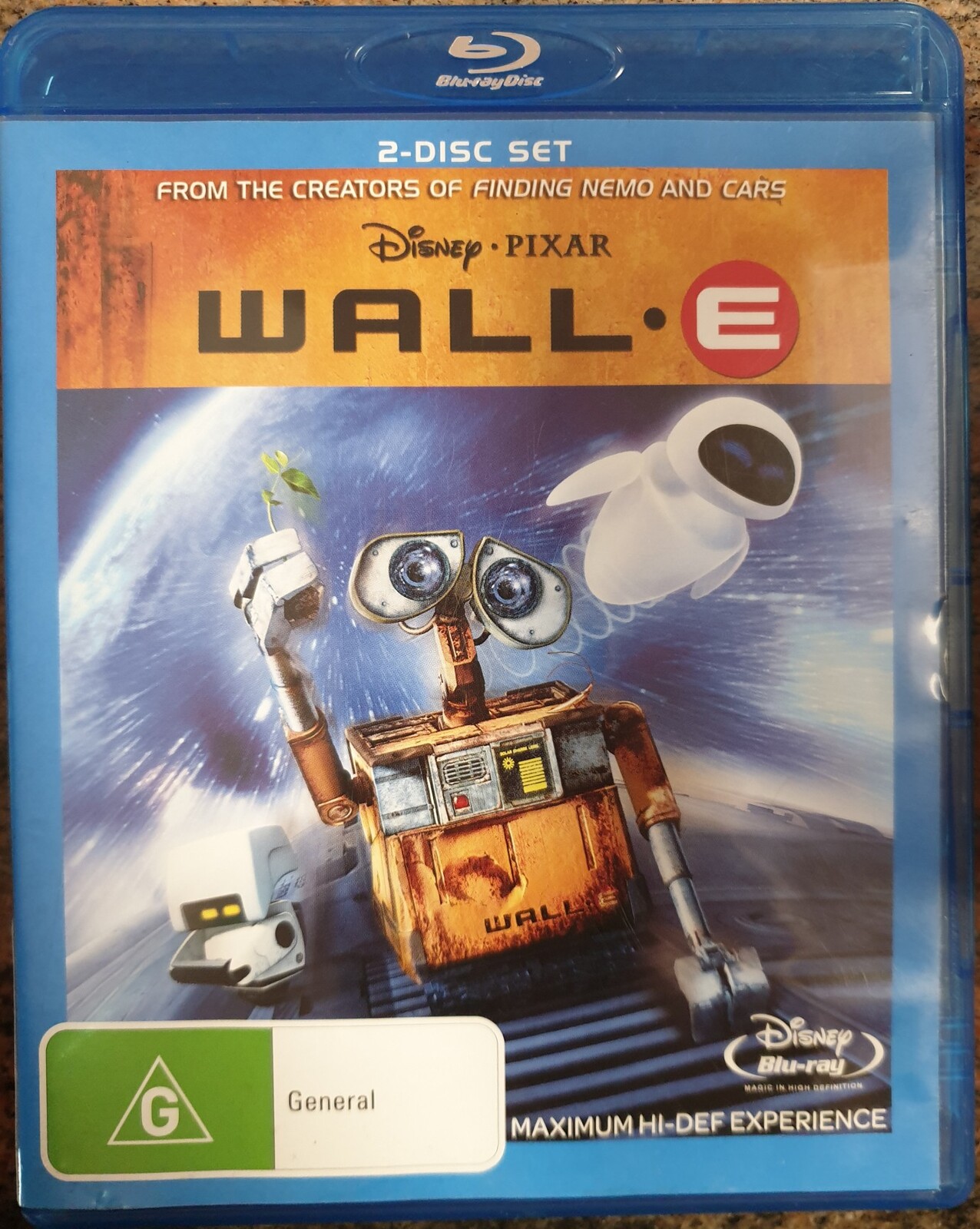 Wall E Disney Pixar Blu Ray 2 Disc Edition