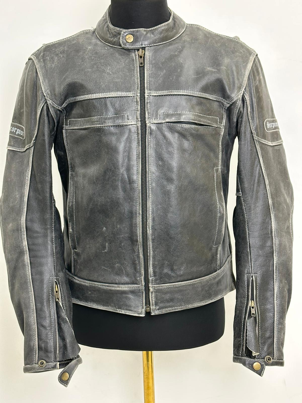 Scorpion leather motorcycle on sale jacket