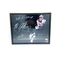 NFL Fanatics Signed Rob Gronkowski NE Patriots Super Bowl Frame (Pre-Owned)