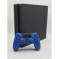 Sony PlayStation 4 Slim 500GB Gaming Console Black CUH-2002A Blue Controller