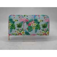 Yen Women’s Flamingo Wallet Zip Around Travel Clutch Purse