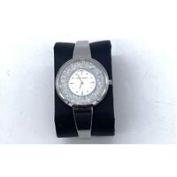 Pierre Cardin Ladies Silver White Dial Stainless Steel Analog Watch