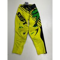 Shift Motocross Pants Green-Yellow Size 30 (Pre-owned)