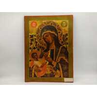 Our Lady of Perpetual Help Vintage Printed in Gold Reproduction (Pre-owned)