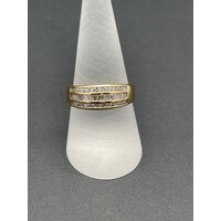 Ladies 18ct Yellow Gold Diamond Ring (Pre-Owned)