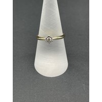 Ladies 9ct Yellow Gold Ring (Pre-Owned)