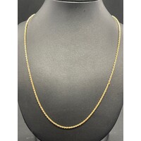 Ladies 18ct Yellow Gold Margarita Link Necklace