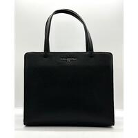 Karl Lagerfeld Paris Maybelle Satchel Handbag Shoulder Bag Black Removable Strap