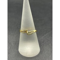 Ladies 18ct Yellow Gold Diamond Enhancer Ring