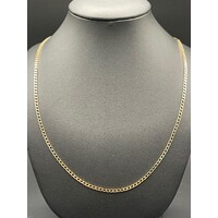 Men's 9ct Yellow Gold Curb Link Necklace