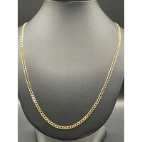 Men's 10ct Yellow Gold Curb Link Necklace