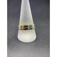 Mens 9ct Yellow Gold Wedding Band Ring