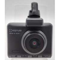 Kapture Dashcam GPS + Wifi High Quality Full HD Black with Car Charger