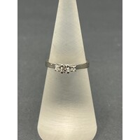 Ladies 18ct White Gold Diamond Ring