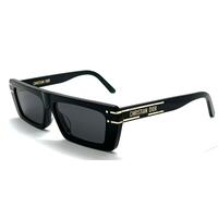 Christian Dior DiorSignature S2U 10A0 Ladies Black Frame Grey Lenses Sunglasses