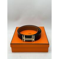 Hermès H Reversable Belt cuir seul de ceinture Size 32mm (Pre-owned)