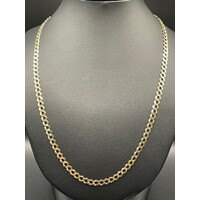 Men's 9ct Yellow Gold Curb Link Necklace