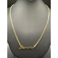 Ladies 18ct Yellow Gold Curb Link 'SUZETTE' Necklace
