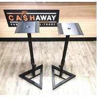 High-Quality Unbranded Speaker Stands Pair for Home Theater Systems
