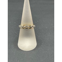 Ladies 9ct Yellow Gold Cubic Zirconia Ring