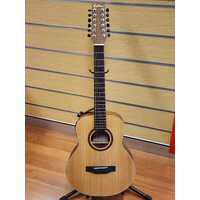 Martinez MNS-1512-SOP Natural Series 12 String Short Scale Semi Acoustic Guitar
