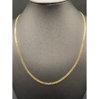 Unisex 18ct Yellow Gold Anchor Link Necklace