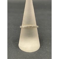 Ladies 9ct Yellow Gold Diamond Stacker Ring