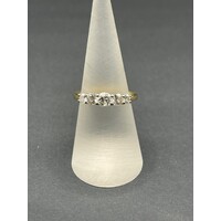 Ladies 18ct Yellow Gold Diamond Ring