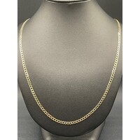 Men's 9ct Yellow Gold Curb Link Necklace