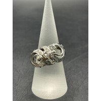 Ladies 18ct White Gold Diamond Ring