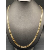 Men's 9ct Yellow Gold Curb Link Necklace