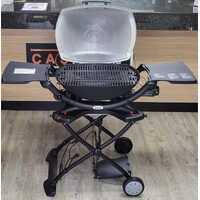 Weber Q 2000 Gas Grill with 17pc BBQ Tool Set Premium Grill Cover Gas Bottle