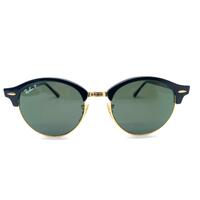 Ray-Ban Clubround Polarised RB 4246 901/58 Unisex Sunglasses with Leather Case