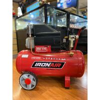 Ironair Air Compressor 2.5HP Direct Copper Compressor 50L Capacity TTD1250