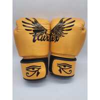 Fairtex Gold Falcon Limited Edition Boxing Gloves Size 12oz