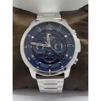 Tommy Hilfiger Luca Stainless Steel Navy Dial 5 Bar WR Analog Mens Watch