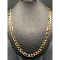 Men's 9ct Yellow Gold Curb Link Necklace