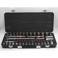 Repco 52 Piece Metric Socket Set 1/4 Inch and 3/8 Inch Drive RTK3214