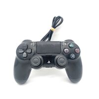 Sony PlayStation PS4 DualShock 4 Wireless Controller Black CUH-ZCT2E with Cable