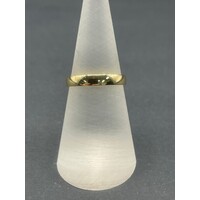 Ladies 18ct Yellow Gold Plain Band Ring