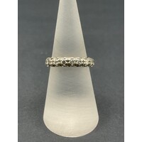 Ladies 14ct White Gold Diamond Ring