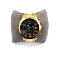 Guess W0668G8 Atlas Gold Stainless Steel Chronograph Black Dial Mens Watch