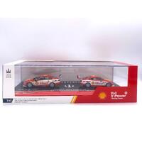 1:43 Shell V-Power Racing 17 Ford FGX Falcon Mustang GT Champion Twinset