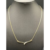 Ladies 9ct Yellow Gold Snake Link Necklace